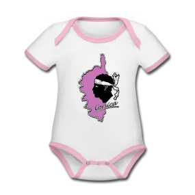 Body Bébé bio contrasté Corse & Tête de Maure