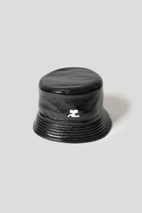 CHAPEAU SIGNATURE VINYLE NOIR