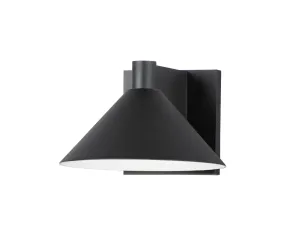 CONOID-LED Murale exterieure Noir DEL INTÉGRÉ - 86141BK | MAXIM/ET2