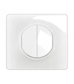 Legrand NC1013 | Double poussoir Céliane Blanc